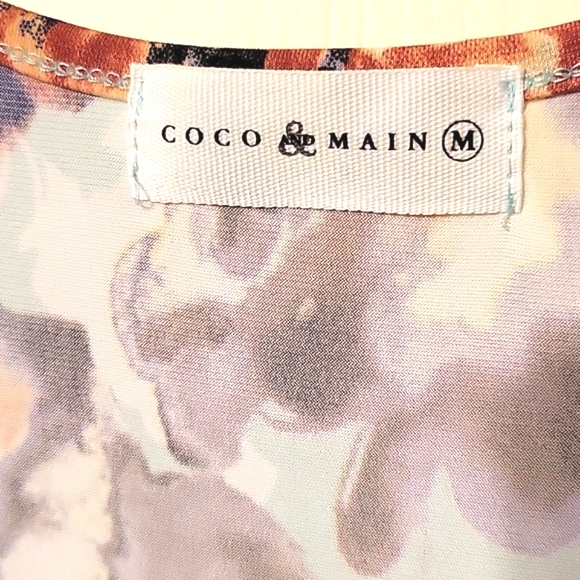 Coco and Main Floral High Low dress - Picture 8 of 8